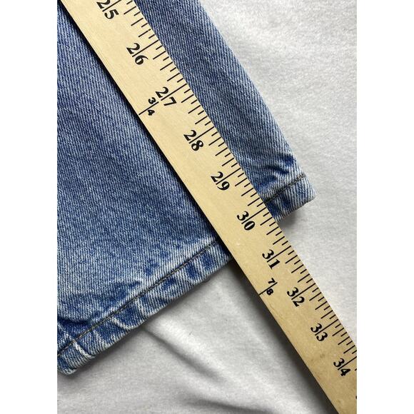 Vtg Levis 512 Womens Jeans Size 18 R Mexico Light Wash Cotton Slim Fit Straight - Picture 7 of 7